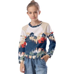 Kids  Long Sleeve T-Shirt with Frill  