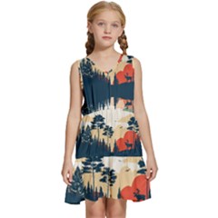 Kids  Sleeveless Tiered Mini Dress 