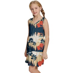 Kids  Sleeveless Tiered Mini Dress 