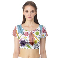 Short Sleeve Crop Top 