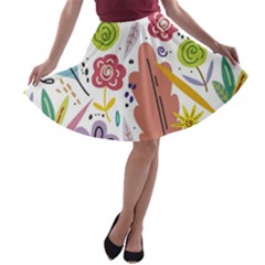 A-line Skater Skirt 