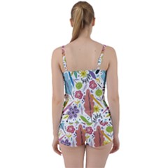 Tie Front Two Piece Tankini 