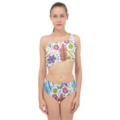 Spliced Up Two Piece Swimsuit 