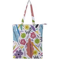 Double Zip Up Tote Bag 