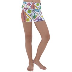 Kids  Lightweight Velour Yoga Shorts 