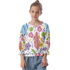 Kids  Cuff Sleeve Top 