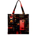 Zipper Grocery Tote Bag 