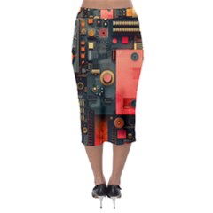 Midi Pencil Skirt 