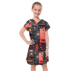 Kids  Drop Waist Dress 