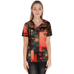 Women s V-Neck Scrub Top 