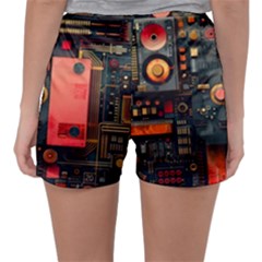 Women s Satin Sleepwear Shorts 