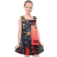 Kids  Cross Back Dress 