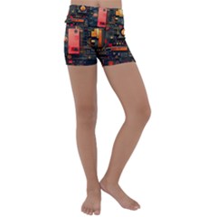 Kids  Lightweight Velour Yoga Shorts 