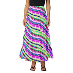 Tiered Ruffle Maxi Skirt 