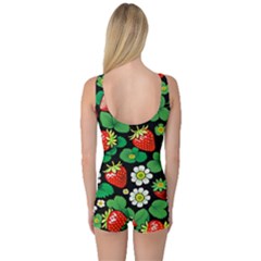 One Piece Boyleg Swimsuit 