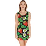 Strawberries Pattern Bodycon Dress