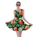 Strawberries Pattern Skater Dress