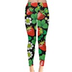 Strawberries Pattern Everyday Leggings 