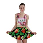 Strawberries Pattern Mini Skirt