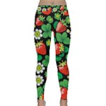 Strawberries Pattern Classic Yoga Leggings