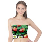 Strawberries Pattern Tube Top