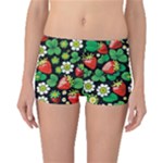 Strawberries Pattern Boyleg Bikini Bottoms