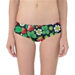 Strawberries Pattern Classic Bikini Bottoms