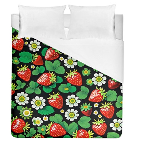 Strawberries Pattern Duvet Cover (Queen Size) from ArtsNow.com