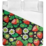 Strawberries Pattern Duvet Cover (King Size)