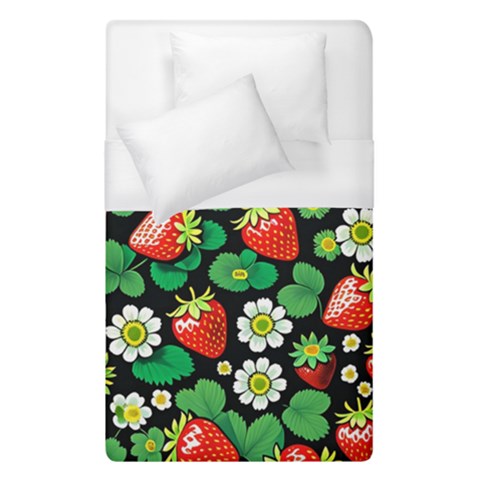 Strawberries Pattern Duvet Cover (Single Size) from ArtsNow.com