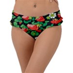 Strawberries Pattern Frill Bikini Bottoms