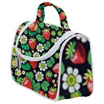 Strawberries Pattern Satchel Handbag