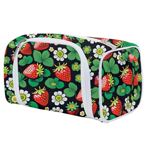 Strawberries Pattern Toiletries Pouch from ArtsNow.com