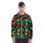 Strawberries Pattern Men s Windbreaker