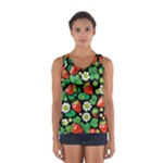 Strawberries Pattern Sport Tank Top 