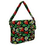 Strawberries Pattern Buckle Messenger Bag