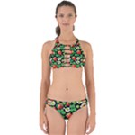 Strawberries Pattern Perfectly Cut Out Bikini Set