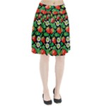 Strawberries Pattern Pleated Skirt