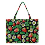 Strawberries Pattern Medium Tote Bag