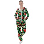 Strawberries Pattern Women s Tracksuit