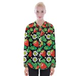 Strawberries Pattern Womens Long Sleeve Shirt