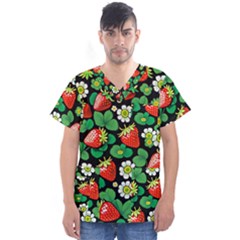 Men s V-Neck Scrub Top 