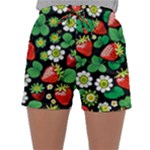 Strawberries Pattern Sleepwear Shorts