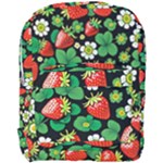 Strawberries Pattern Full Print Backpack