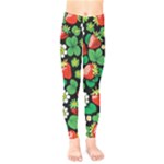 Strawberries Pattern Kids  Leggings