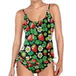 Strawberries Pattern Tankini Set