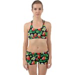 Strawberries Pattern Back Web Gym Set