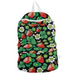 Strawberries Pattern Foldable Lightweight Backpack