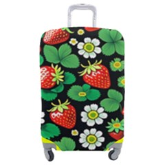 Strawberries Pattern Luggage Cover (Medium) from ArtsNow.com