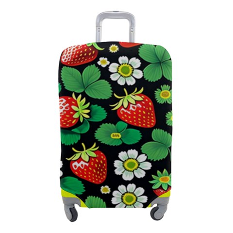 Strawberries Pattern Luggage Cover (Small) from ArtsNow.com